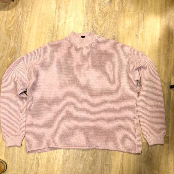 H&M Sweaters - H&M sparkly pink sweater small